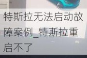 特斯拉无法启动故障案例_特斯拉重启不了