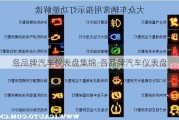 各品牌汽车仪表盘集锦-各品牌汽车仪表盘