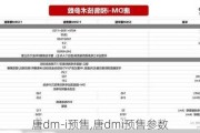 唐dm-i预售,唐dmi预售参数