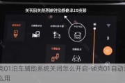 领克01泊车辅助系统关闭怎么开启-领克01自动泊车怎么用