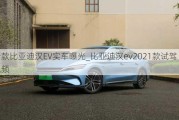 新款比亚迪汉EV实车曝光_比亚迪汉ev2021款试驾视频