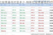 特斯拉股票最低时是多少-特斯拉股票最低的时候多少钱