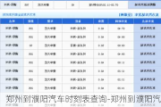 郑州到濮阳汽车时刻表查询-郑州到濮阳汽车