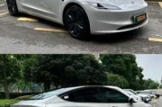 特斯拉model3灰色和红色-特斯拉model3灰