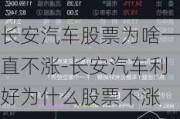 长安汽车股票为啥一直不涨-长安汽车利好为什么股票不涨