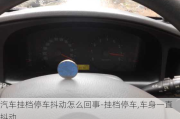 汽车挂档停车抖动怎么回事-挂档停车,车身一直抖动