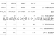 比亚迪海豚成交价是多少_比亚迪海豚最新订单