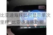 比亚迪海豚如何显示单次里程_比亚迪海豚功能