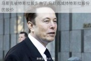 马斯克被特斯拉股东告了,马斯克减持特斯拉股份的股价