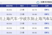 宁波东到上海汽车-宁波东到上海汽车站时刻表