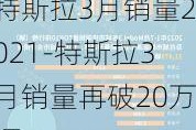 特斯拉3月销量2021-特斯拉3月销量再破20万辆