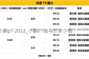 小鹏p7 2022_小鹏P7指导价多少钱