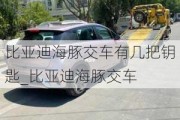 比亚迪海豚交车有几把钥匙_比亚迪海豚交车