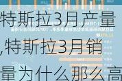 特斯拉3月产量,特斯拉3月销量为什么那么高