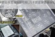 汽车防盗报警器保险丝标_汽车防盗报警器保险丝标志图片