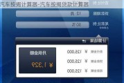 汽车按揭计算器-汽车按揭贷款计算器