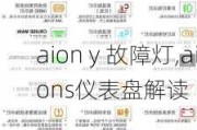 aion y 故障灯,aions仪表盘解读