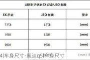 奥迪a4l车身尺寸-奥迪q5l车身尺寸