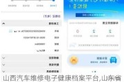 山西汽车维修电子健康档案平台,山东省汽车维修电子健康档案
