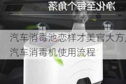 汽车消毒池恋样才美官大方,汽车消毒机使用流程