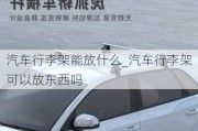 汽车行李架能放什么_汽车行李架可以放东西吗