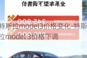 特斯拉model3价格变化-特斯拉model 3价格下调