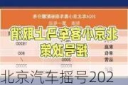 北京汽车摇号2024政策最新-北京汽车摇号2024政策最新日期查询