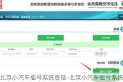 北京小汽车摇号系统登陆-北京小汽车摇号系统