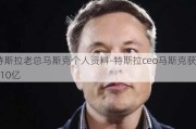 特斯拉老总马斯克个人资料-特斯拉ceo马斯克获110亿