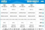 小鹏p5百公里电耗_小鹏p5续航多少公里了