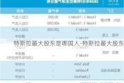 特斯拉最大股东是哪国人-特斯拉最大股东