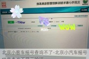 北京小客车摇号查询不了-北京小汽车摇号结果查询不显示验证