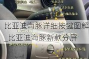 比亚迪海豚详细按键图解_比亚迪海豚新款分屏