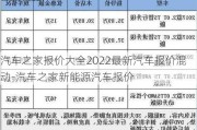 汽车之家报价大全2022最新汽车报价混动-汽车之家新能源汽车报价