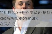 特斯拉ceo马斯克发家史-据特斯拉ceo马斯克(elon musk)在发布现