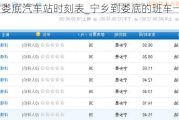 宁乡到娄底汽车站时刻表_宁乡到娄底的班车一天有几趟