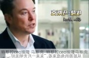 特斯拉ceo埃隆 马斯克_特斯拉ceo埃隆马斯克访谈