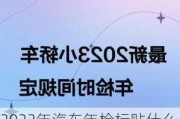 2023年汽车年检标贴什么色-2023年汽车年检新规定