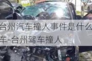 台州汽车撞人事件是什么车-台州驾车撞人