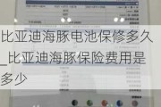 比亚迪海豚电池保修多久_比亚迪海豚保险费用是多少