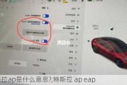 特斯拉ap是什么意思?,特斯拉 ap eap