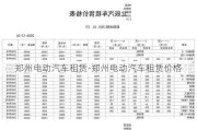 郑州电动汽车租赁-郑州电动汽车租赁价格