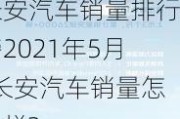 长安汽车销量排行榜2021年5月-长安汽车销量怎么样?