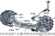 汽车前桥是哪个位置-汽车的前桥指的是哪些部位