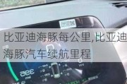 比亚迪海豚每公里,比亚迪海豚汽车续航里程