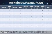 奥迪a4l保养周期表-奥迪a4l保养周期表官方