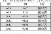 青州客车时刻表-青州汽车时刻表