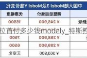 特斯拉首付多少钱modely_特斯拉首付多少钱