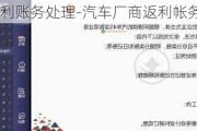 汽车行业返利账务处理-汽车厂商返利帐务处理