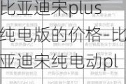 比亚迪宋plus纯电版的价格-比亚迪宋纯电动plus